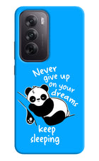 Keep Sleeping Oppo Reno12 5G Hard Case Back Cover by Casekaro