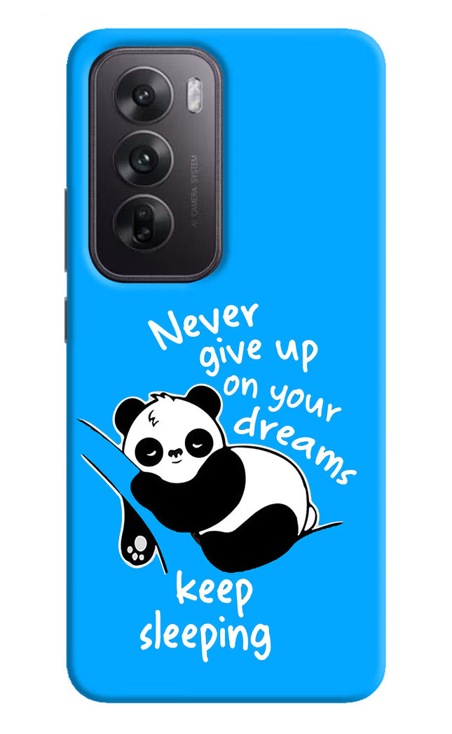 Keep Sleeping Oppo Reno12 5G Hard Case Back Cover by Casekaro
