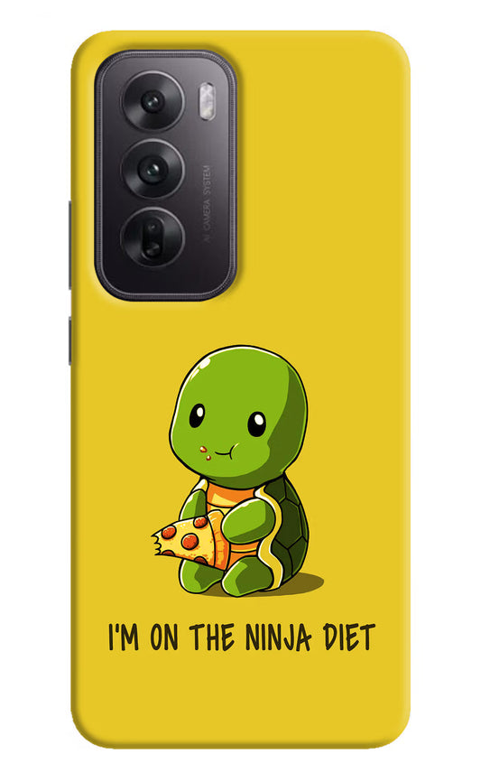 I'm on Ninja Diet Oppo Reno12 5G Hard Case Back Cover by Casekaro