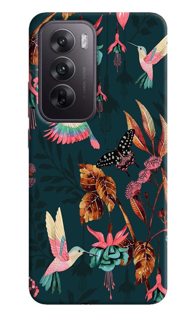 Birds Oppo Reno12 5G Hard Case Back Cover by Casekaro