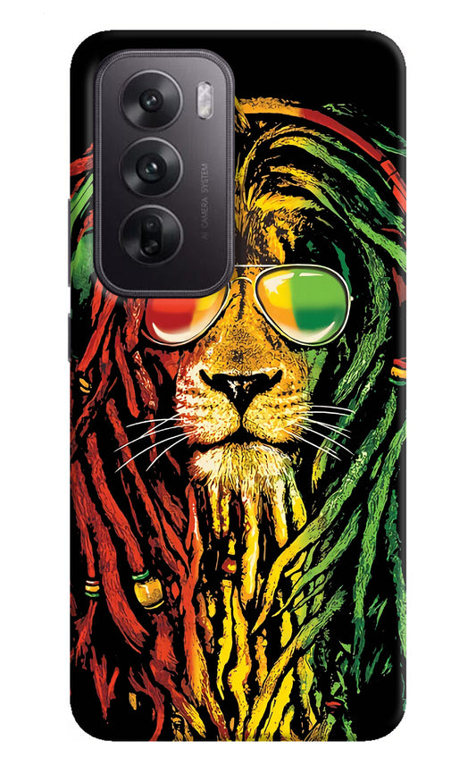 Rasta Lion Oppo Reno12 5G Back Cover