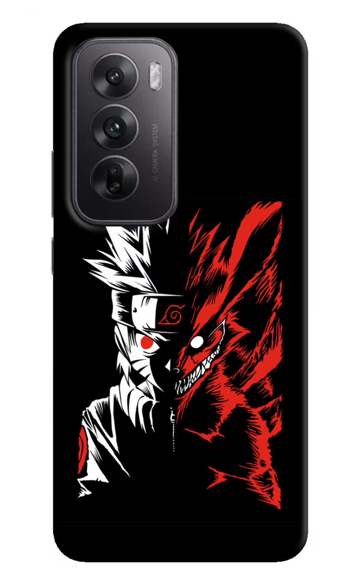 Naruto Two Face Oppo Reno12 5G Hard Case Back Cover by Casekaro