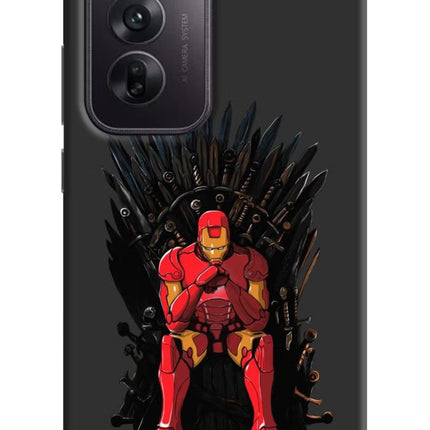 Ironman Throne Oppo Reno12 5G Hard Case Back Cover by Casekaro