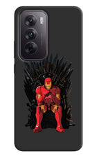 Ironman Throne Oppo Reno12 5G Hard Case Back Cover by Casekaro