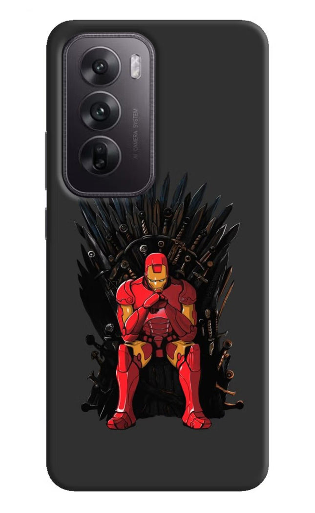 Ironman Throne Oppo Reno12 5G Hard Case Back Cover by Casekaro
