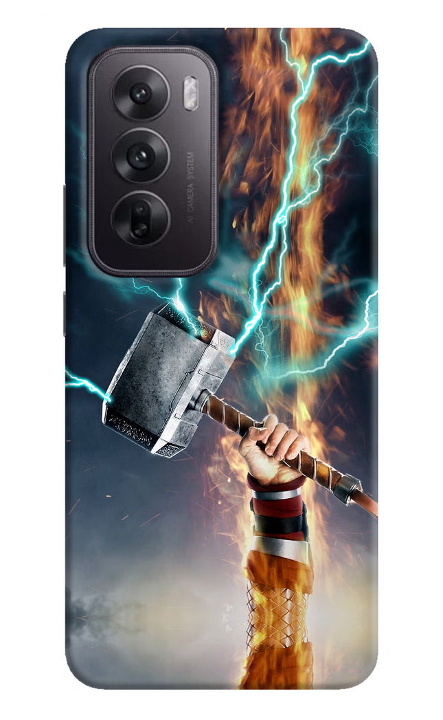 Thor Hammer Mjolnir Oppo Reno12 5G Hard Case Back Cover by Casekaro