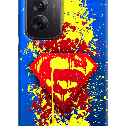 Superman logo Oppo Reno12 5G Hard Case Back Cover by Casekaro