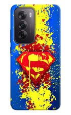 Superman logo Oppo Reno12 5G Hard Case Back Cover by Casekaro