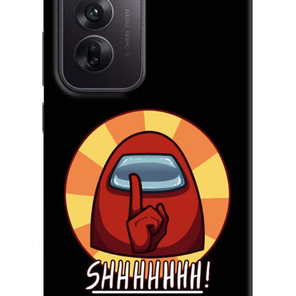 Among Us Shhh! Oppo Reno12 5G Hard Case Back Cover by Casekaro