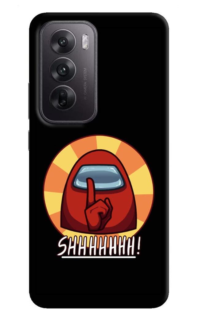 Among Us Shhh! Oppo Reno12 5G Hard Case Back Cover by Casekaro