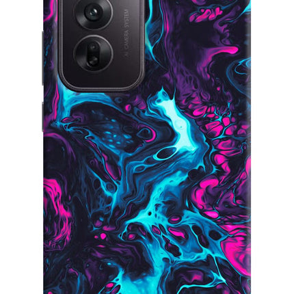 Abstract Oppo Reno12 5G Hard Case Back Cover by Casekaro