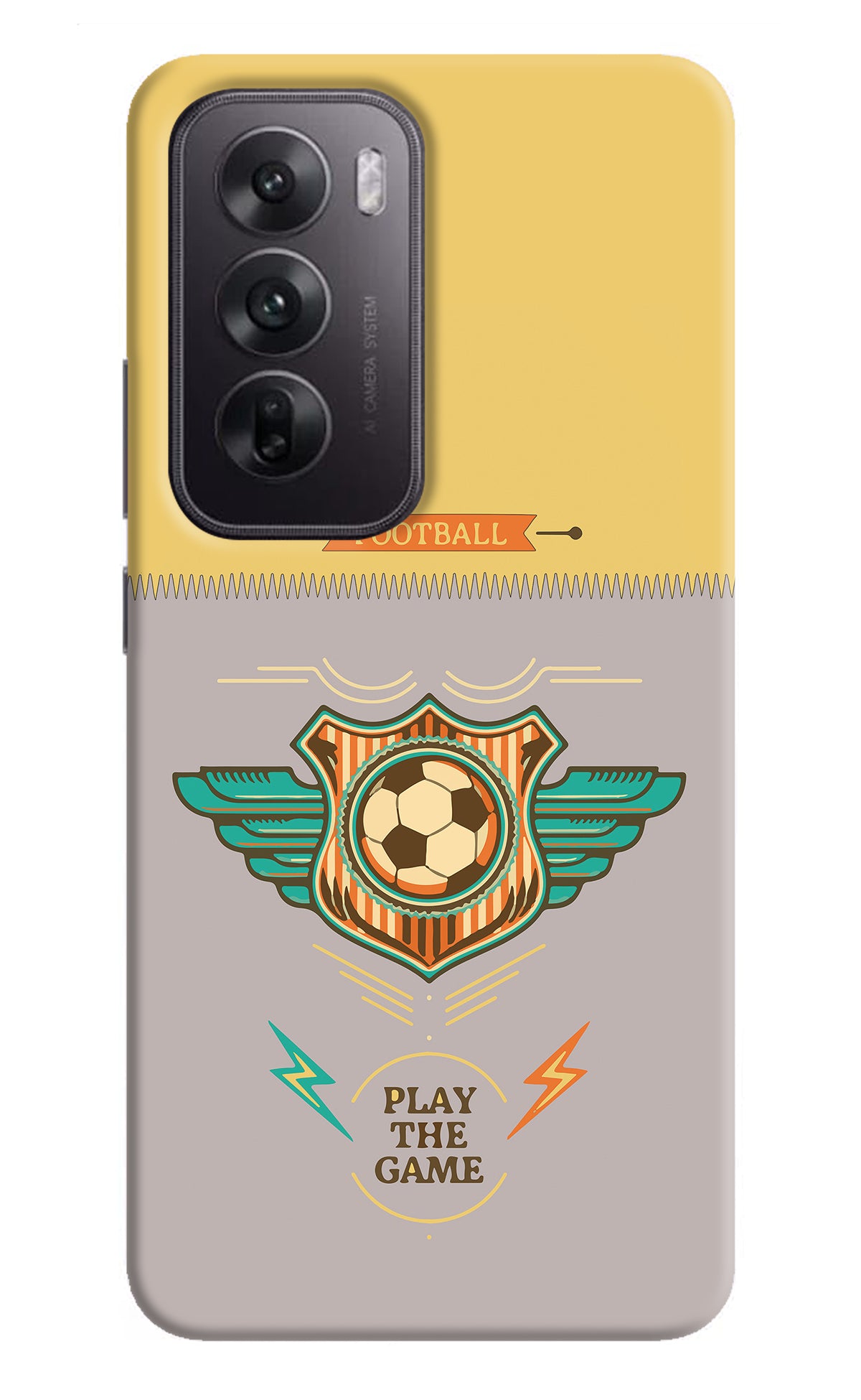 Football Oppo Reno12 5G Back Cover