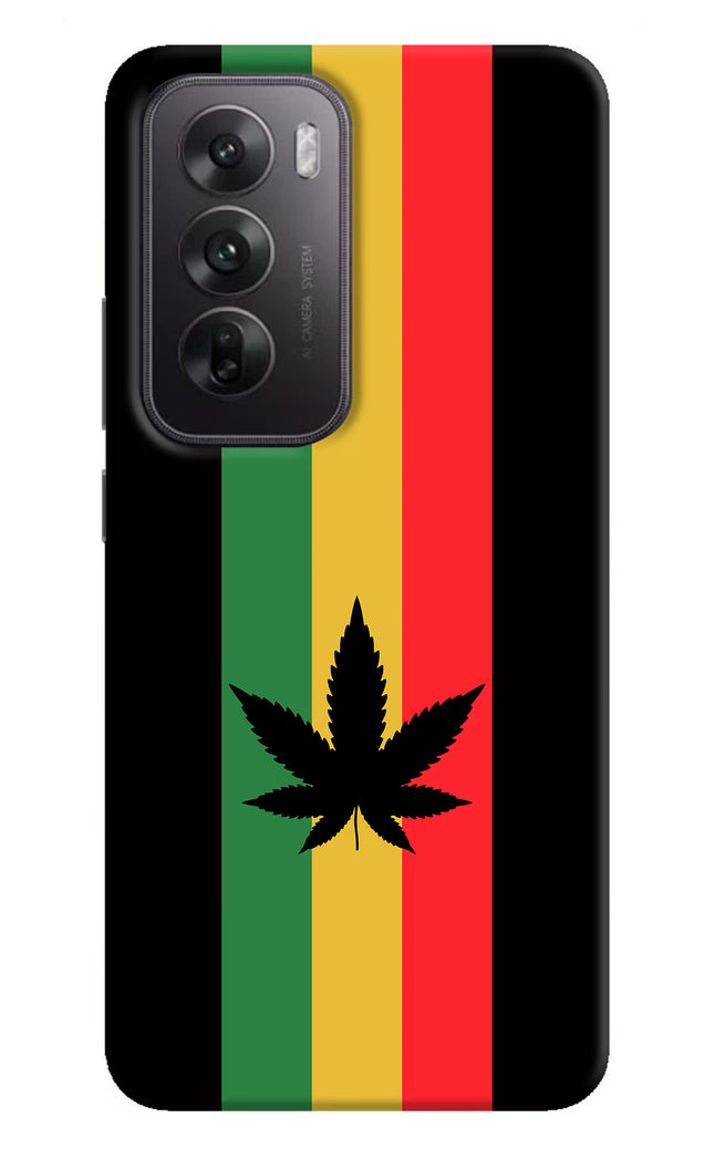 Weed Flag Oppo Reno12 5G Hard Case Back Cover by Casekaro