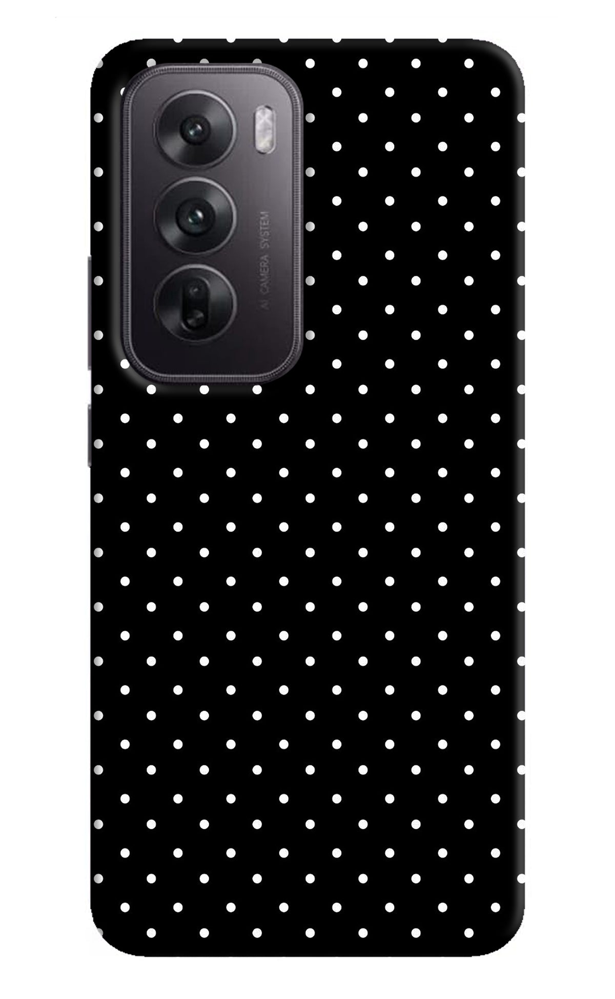 White Dots Oppo Reno12 5G Back Cover