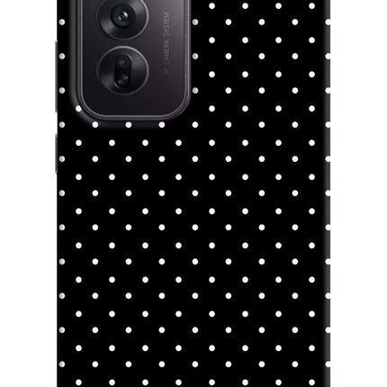 White Dots Oppo Reno12 5G Hard Case Back Cover by Casekaro