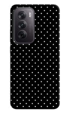 White Dots Oppo Reno12 5G Hard Case Back Cover by Casekaro