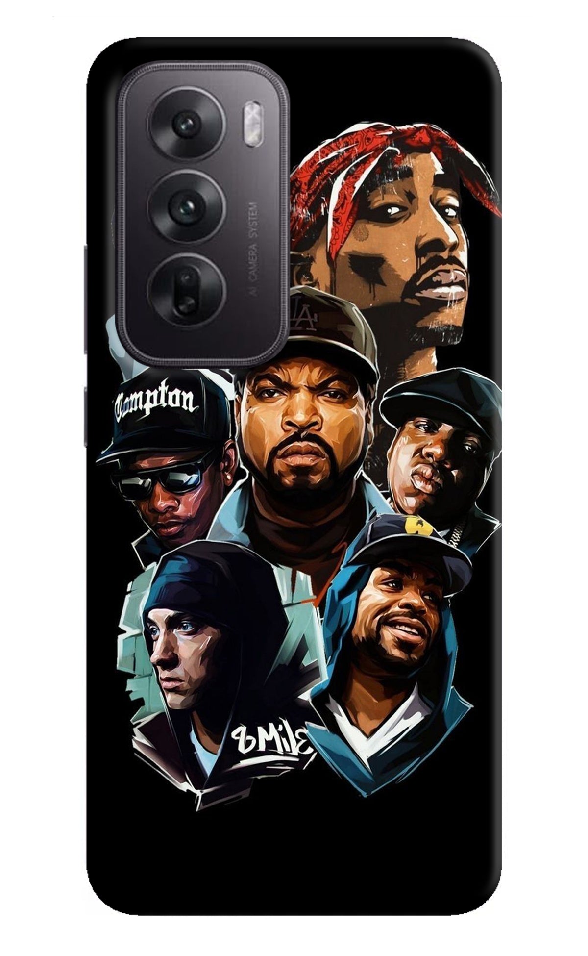 Rappers Oppo Reno12 5G Back Cover