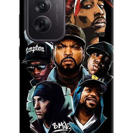 Rappers Oppo Reno12 5G Hard Case Back Cover by Casekaro