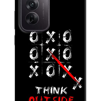 Think out of the BOX Oppo Reno12 5G Hard Case Back Cover by Casekaro