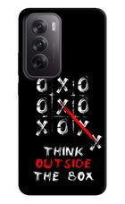Think out of the BOX Oppo Reno12 5G Hard Case Back Cover by Casekaro