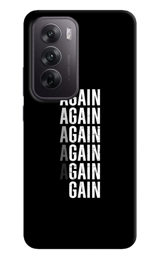 Again Again Gain Oppo Reno12 5G Back Cover