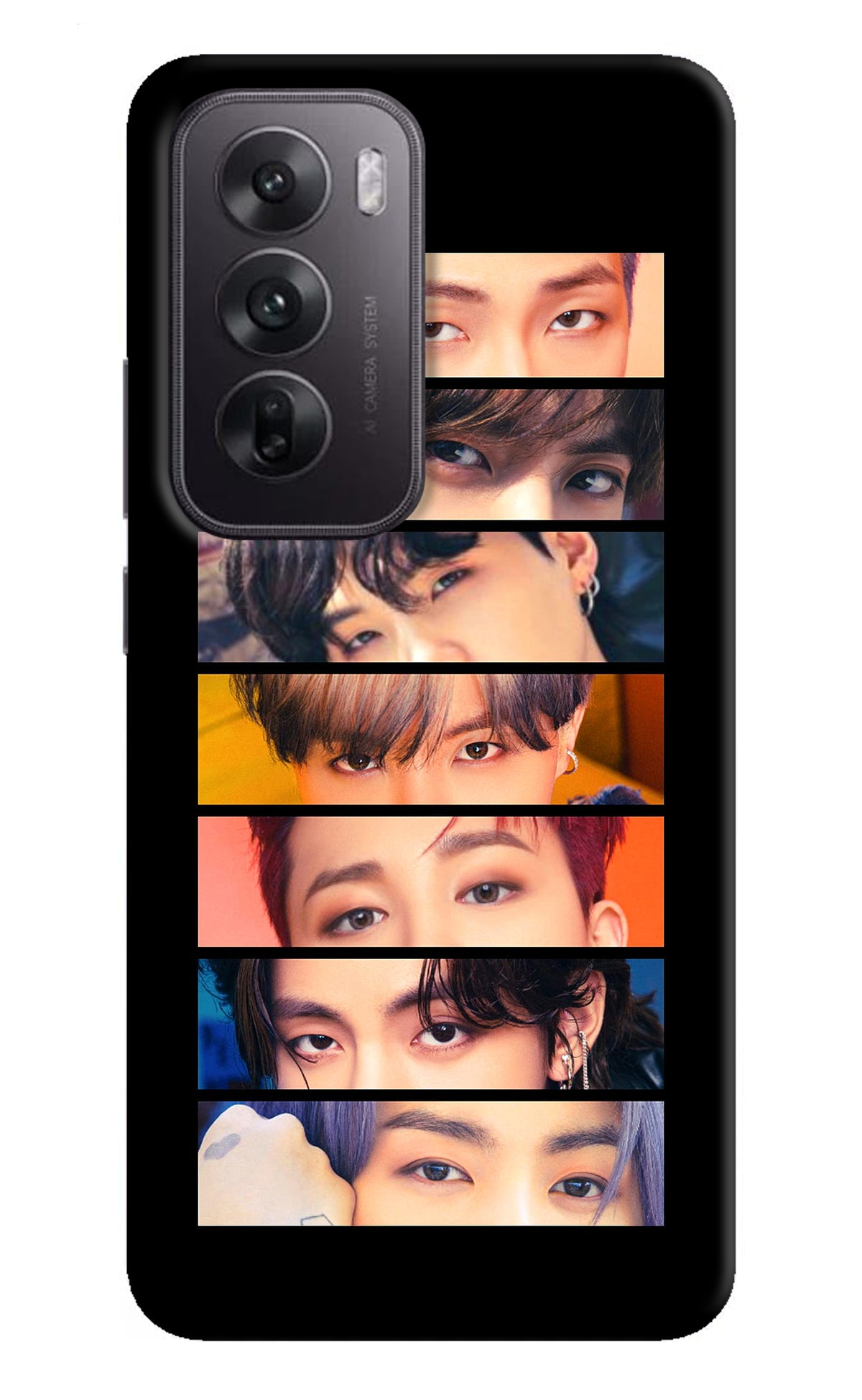 BTS Eyes Oppo Reno12 5G Back Cover