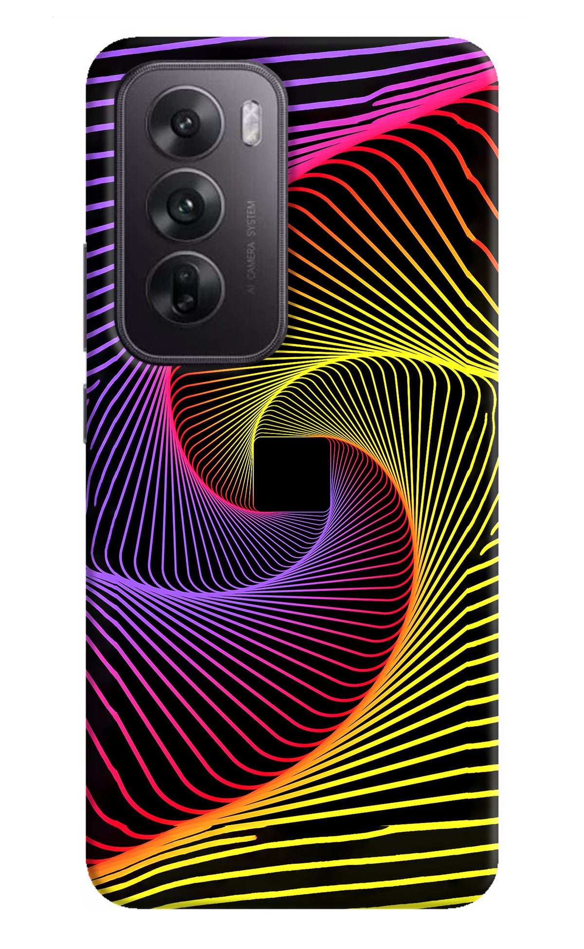 Colorful Strings Oppo Reno12 5G Back Cover