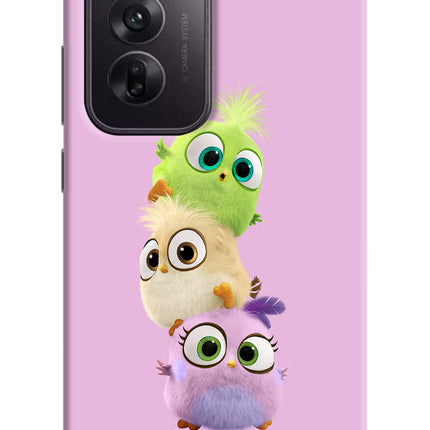 Cute Little Birds Oppo Reno12 5G Hard Case Back Cover by Casekaro