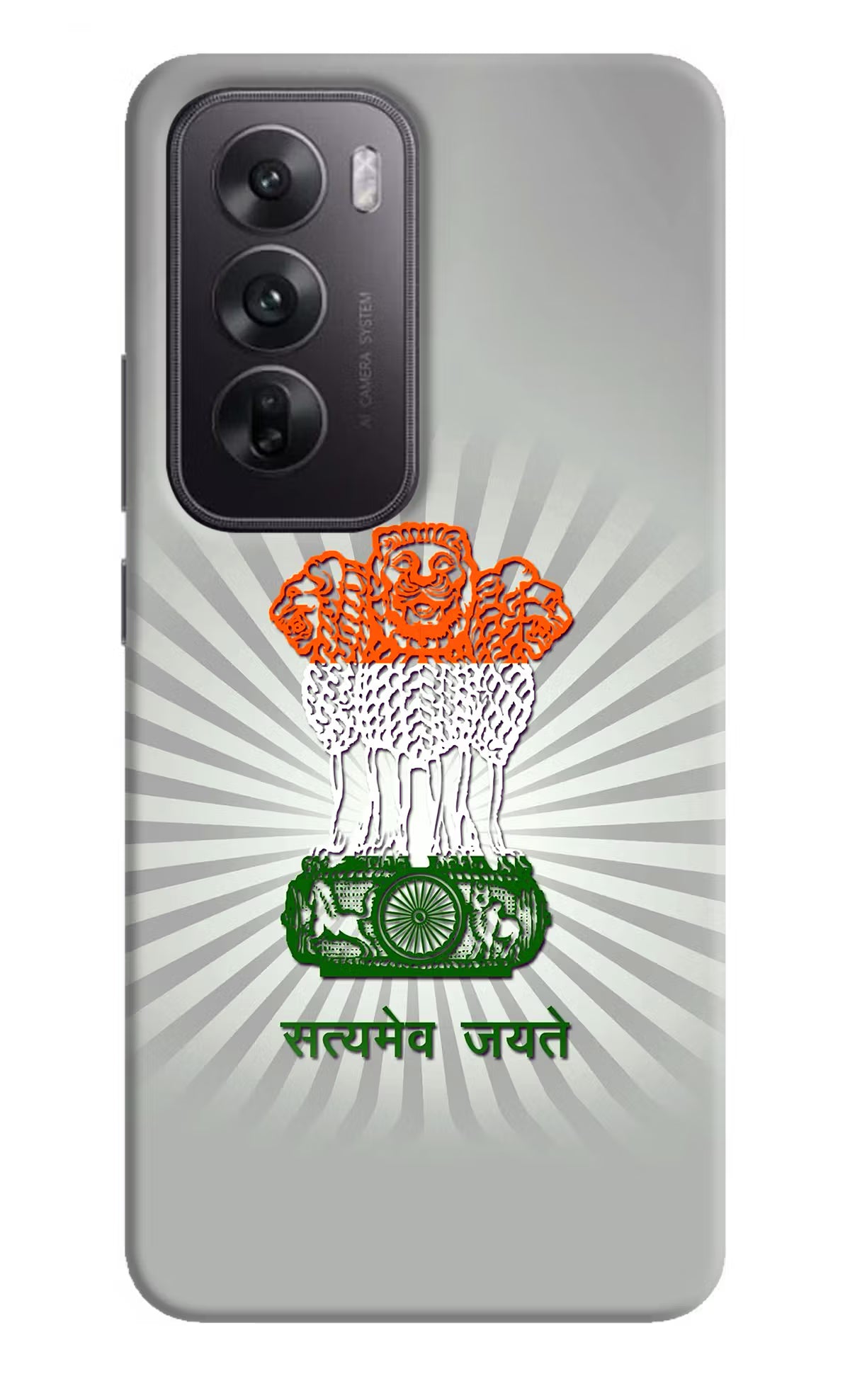 Satyamev Jayate Art Oppo Reno12 5G Hard Case Back Cover by Casekaro