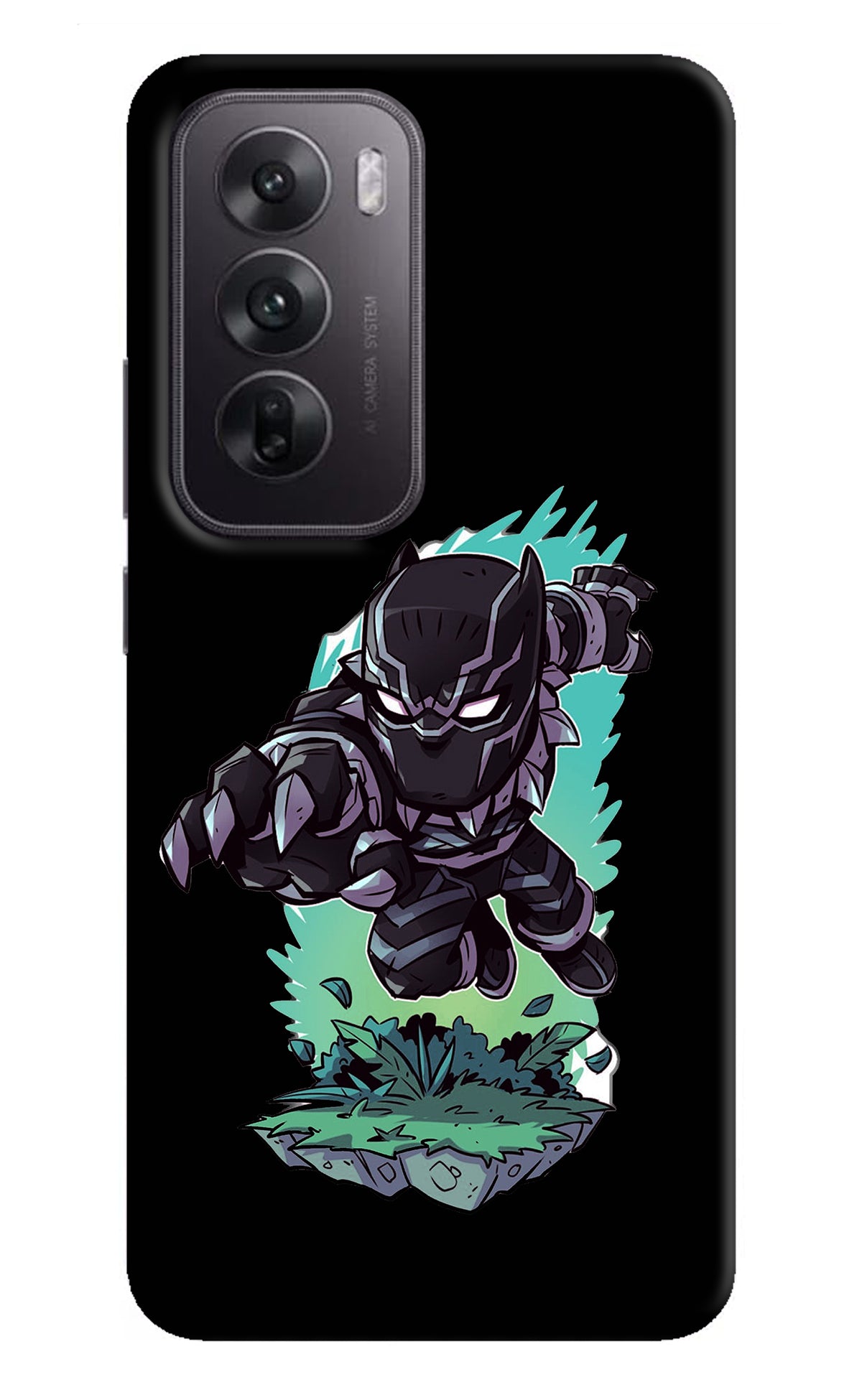 Black Panther Oppo Reno12 5G Back Cover