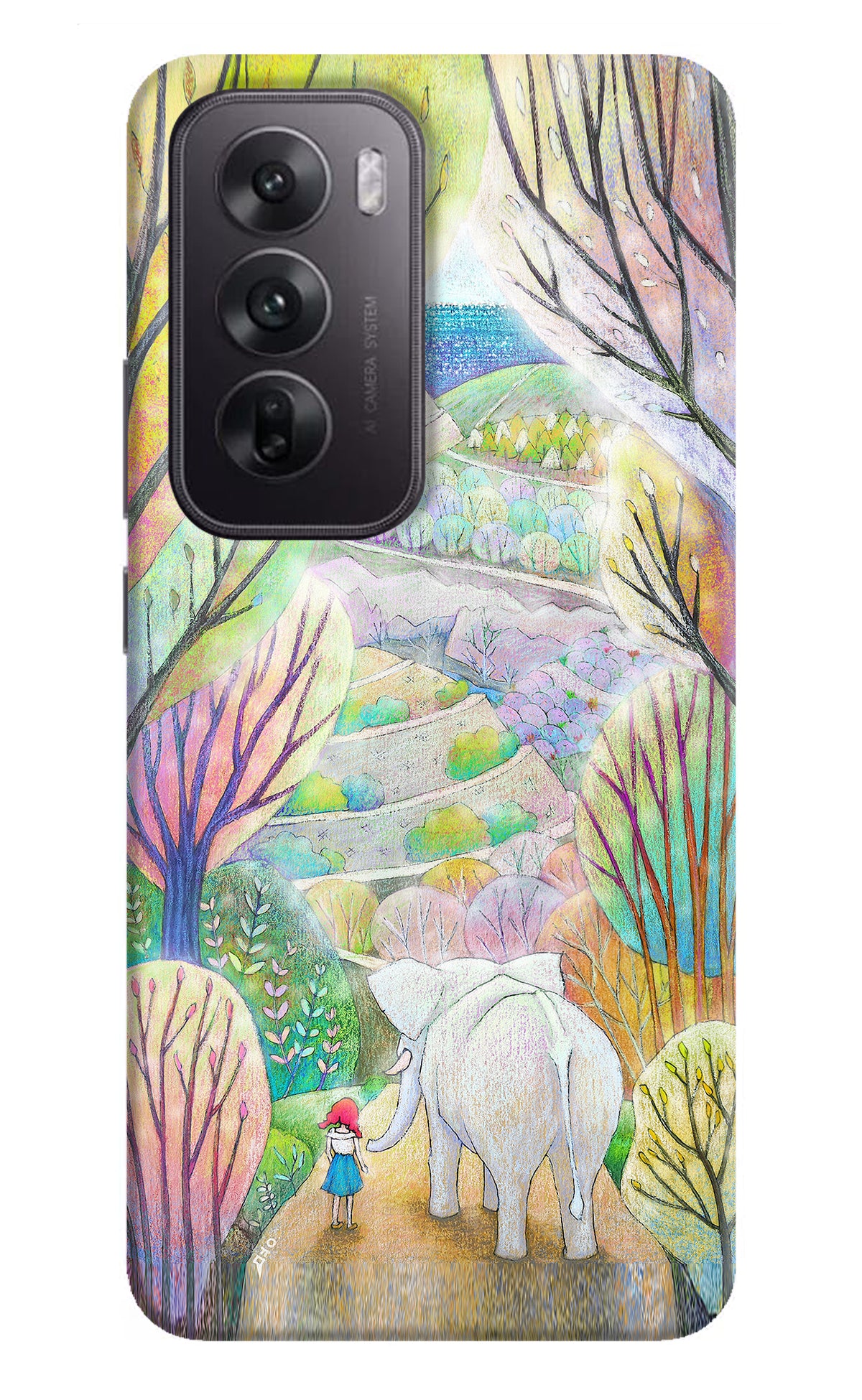 Nature Painting Oppo Reno12 5G Back Cover