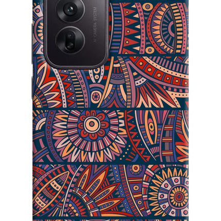 African Culture Design Oppo Reno12 5G Hard Case Back Cover by Casekaro
