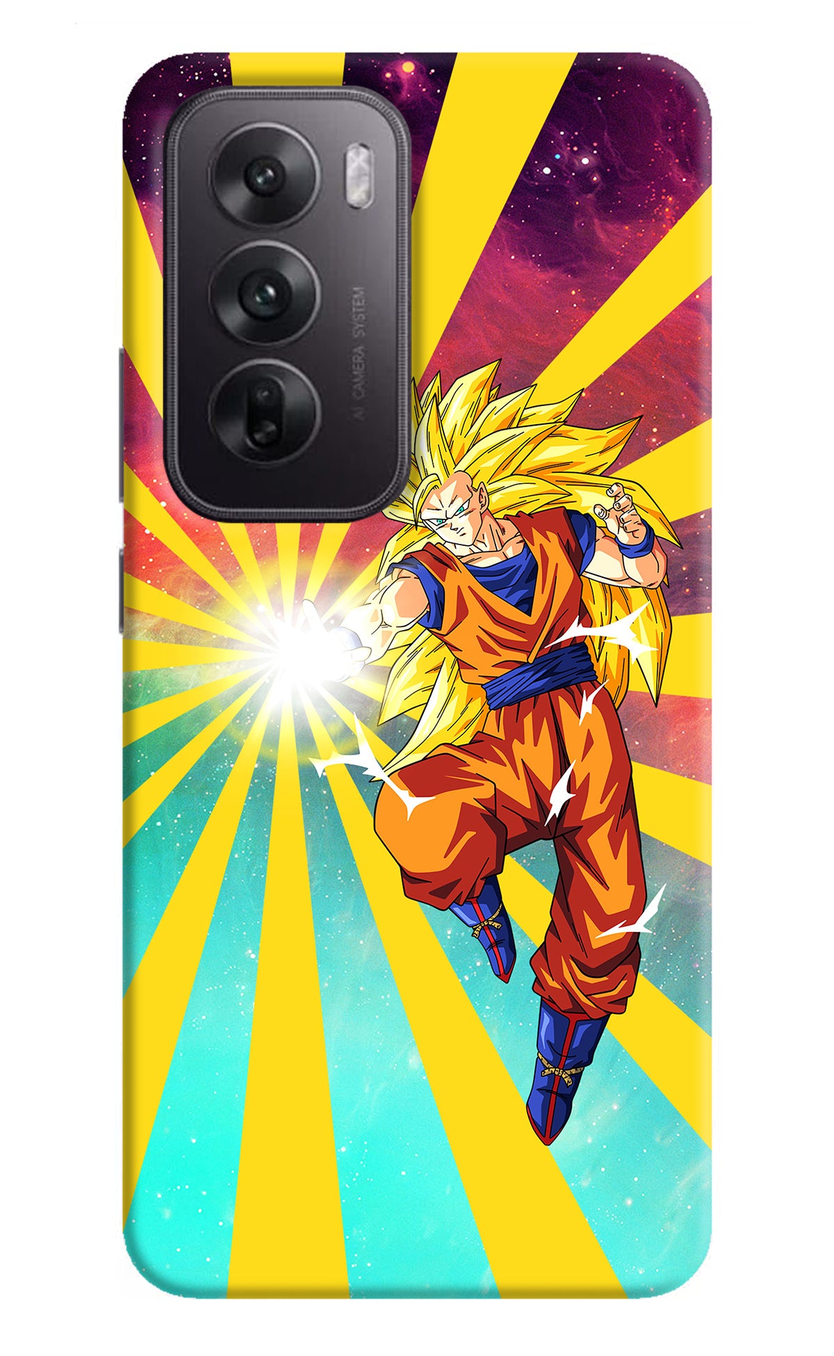 Goku Super Saiyan Oppo Reno12 5G Back Cover