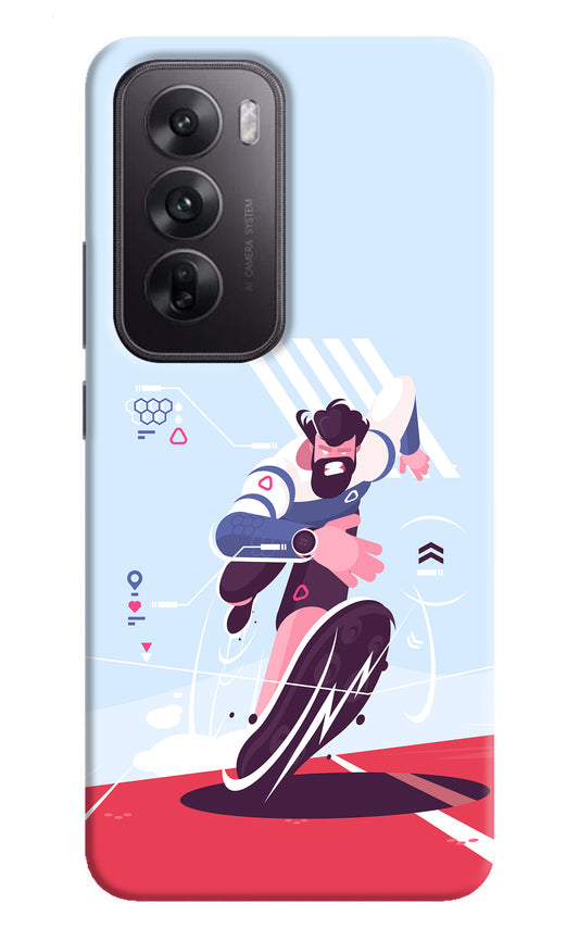 Run Pro Oppo Reno12 5G Back Cover