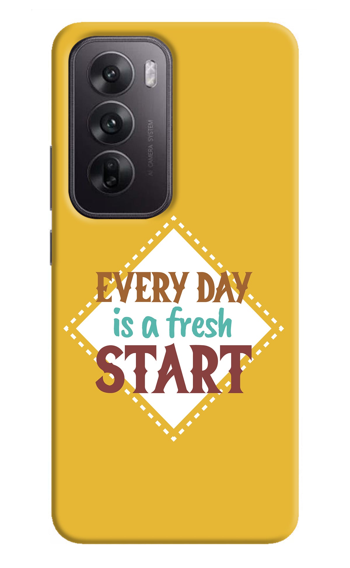 Every day is a Fresh Start Oppo Reno12 5G Back Cover