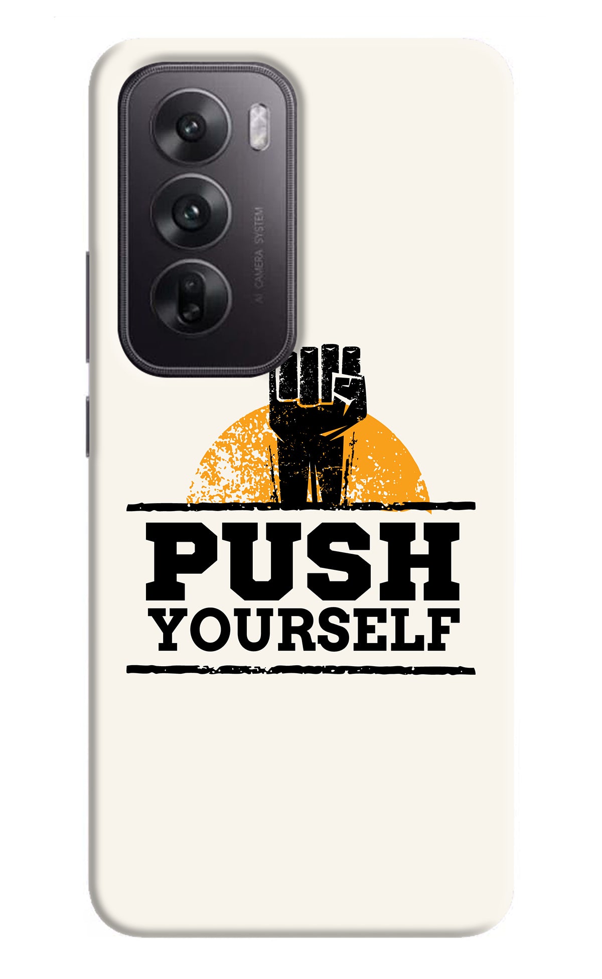 Push Yourself Oppo Reno12 5G Back Cover