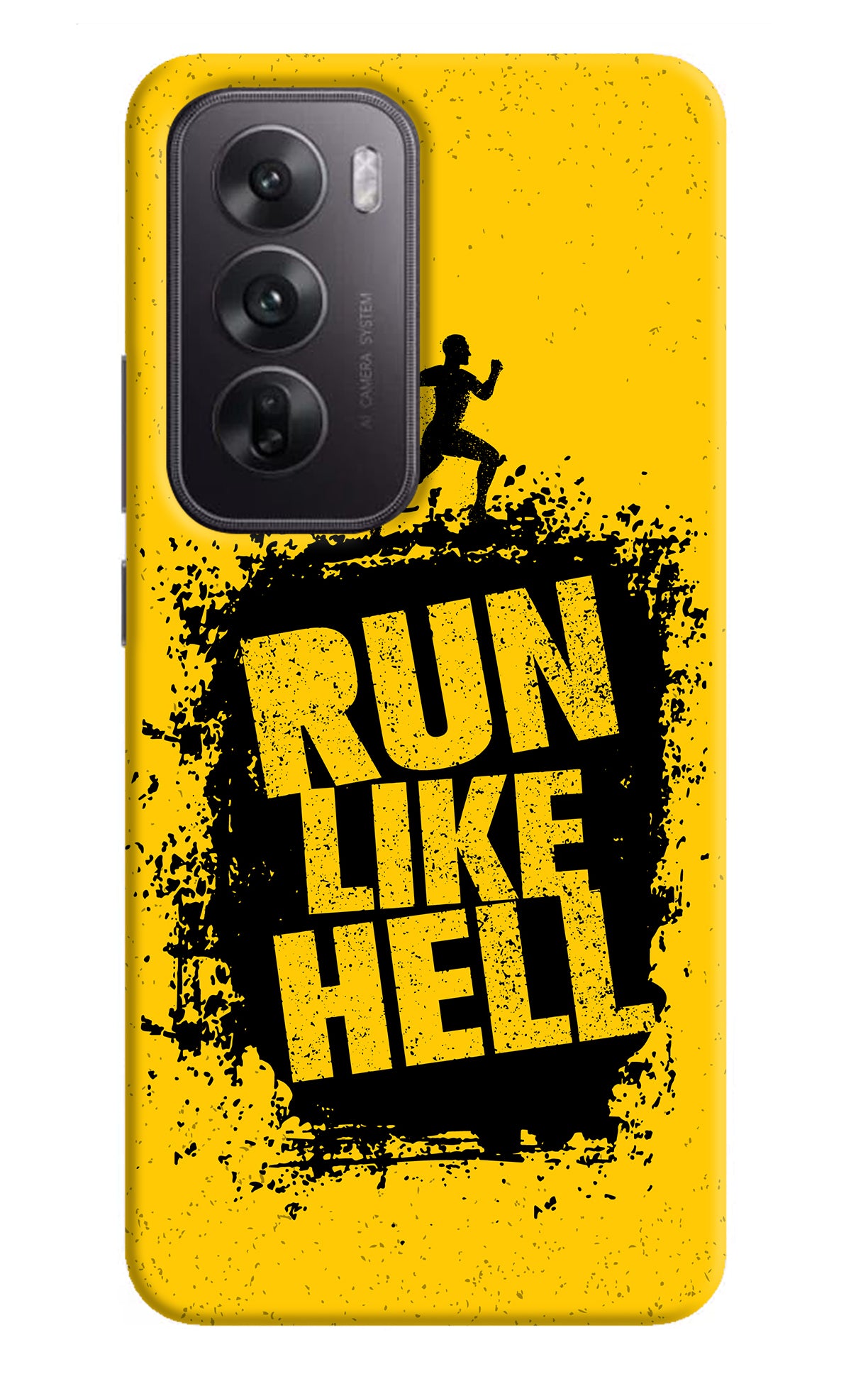 Run Like Hell Oppo Reno12 5G Back Cover