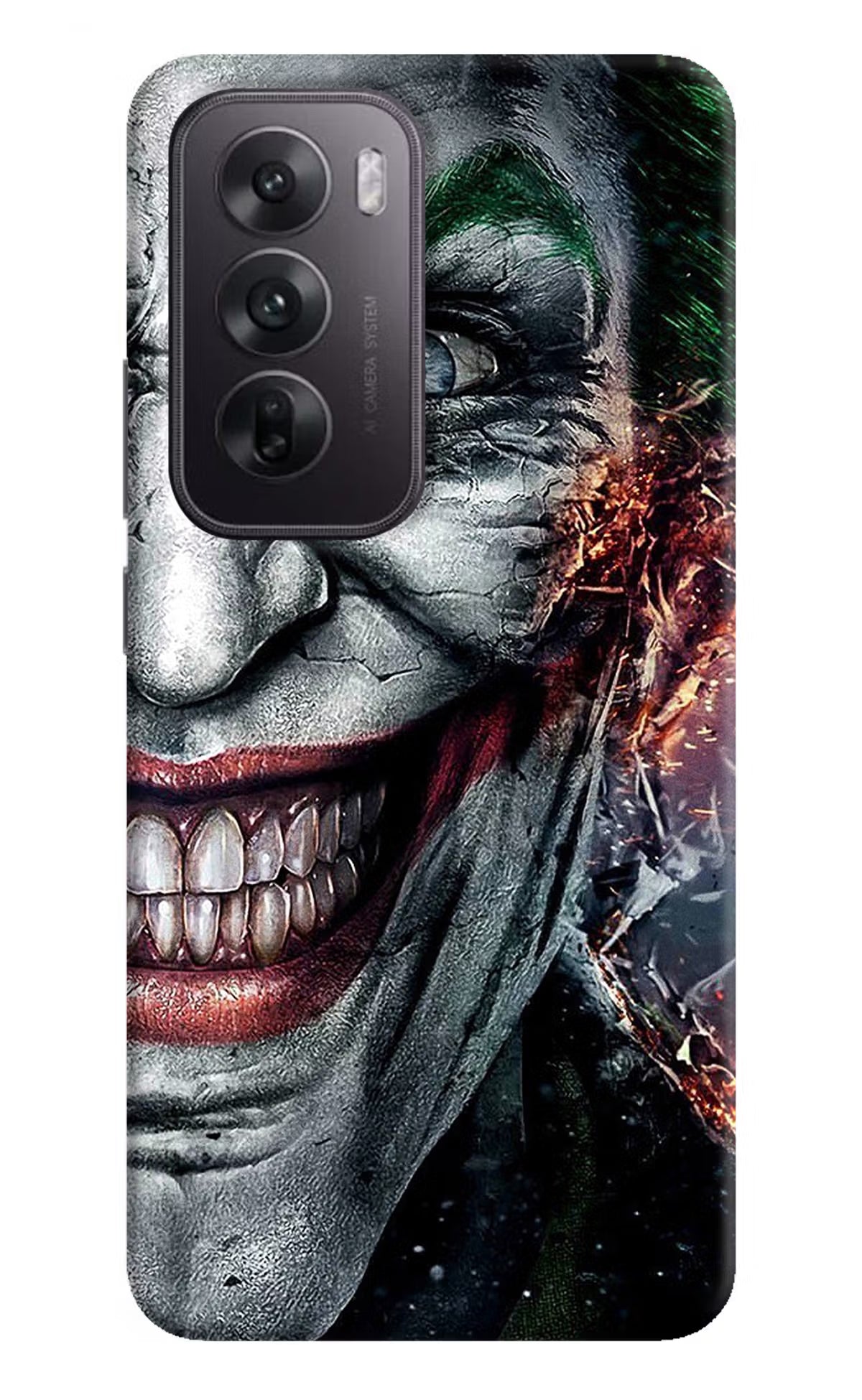 Joker Cam Oppo Reno12 5G Hard Case Back Cover by Casekaro