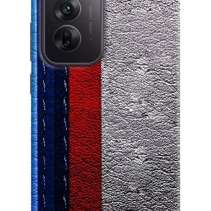 BMW Stripes Oppo Reno12 5G Hard Case Back Cover by Casekaro