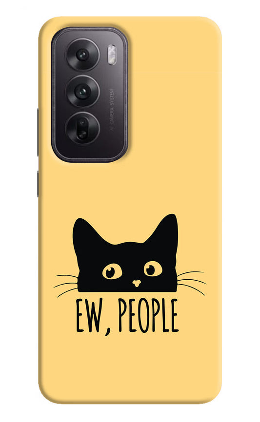 Ew People Catitude Oppo Reno12 5G Hard Case Back Cover by Casekaro