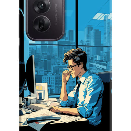 Focused Hustler (AI Generated) Oppo Reno12 5G Hard Case Back Cover by Casekaro