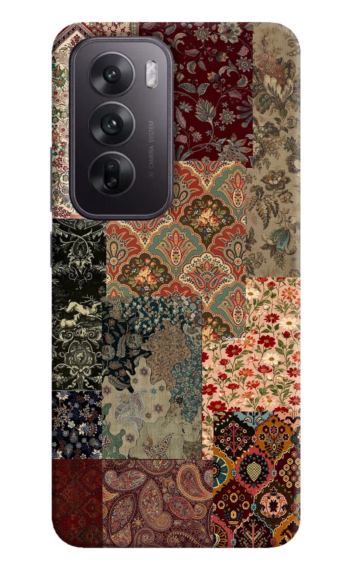 Desi Print Oppo Reno12 5G Hard Case Back Cover by Casekaro