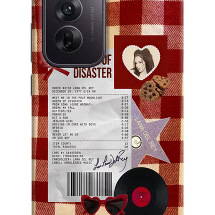 Queen of Disaster Oppo Reno12 5G Hard Case Back Cover by Casekaro