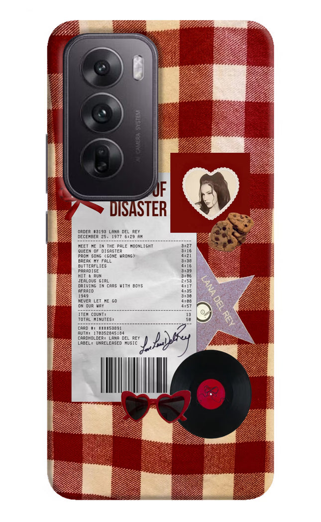 Queen of Disaster Oppo Reno12 5G Hard Case Back Cover by Casekaro