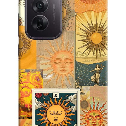 Sun Oppo Reno12 5G Hard Case Back Cover by Casekaro