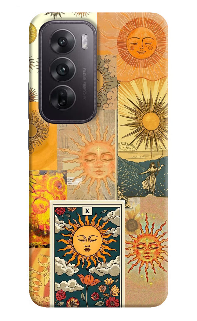 Sun Oppo Reno12 5G Hard Case Back Cover by Casekaro