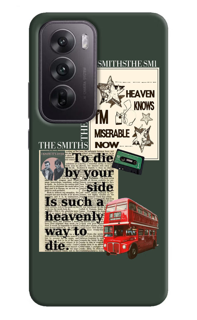 The Smiths Oppo Reno12 5G Hard Case Back Cover by Casekaro
