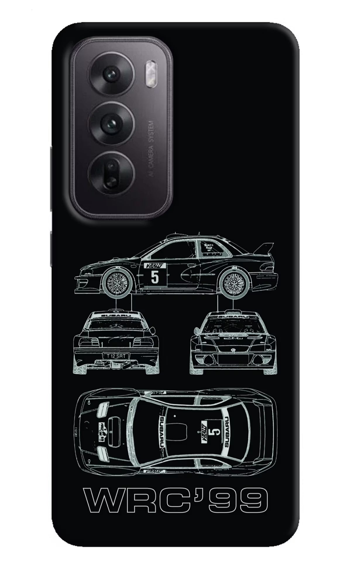 WRC'99 Oppo Reno12 5G Hard Case Back Cover by Casekaro