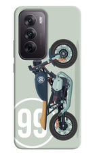 Classic Cafe Racer 99 Oppo Reno12 5G Hard Case Back Cover by Casekaro