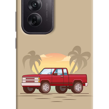 Desert Classic Drive Oppo Reno12 5G Hard Case Back Cover by Casekaro